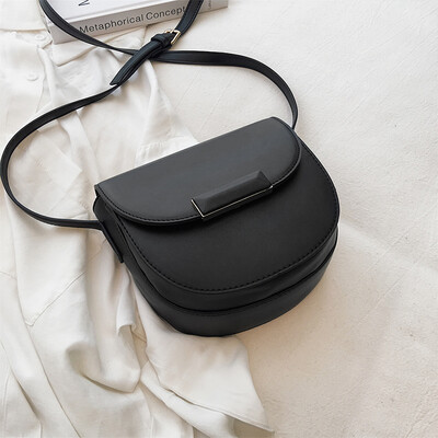 

Bag female bag new 2019 Korean version of the tide simple shoulder bag texture wild Messenger bag fashion foreign gas saddle bag