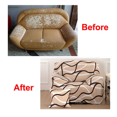 

3 Seat Sofa Cover Slipcover Stretch Polyester Couch Home Furniture Protector