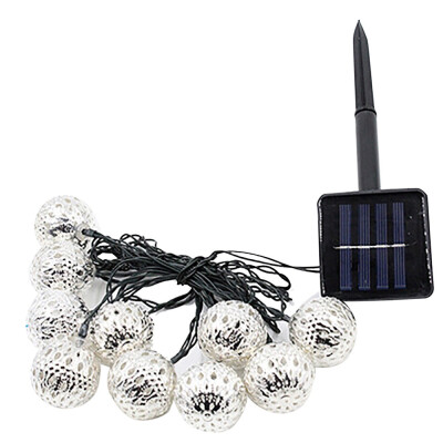 

Gobestart Solar Snowflake String Lights Home Garden Decoration With 10LED Beads