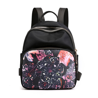 

Printed Shoulder Bag Fashion Printed Backpack Women Shoulder Simple Ethnic Style Light Travel Bag