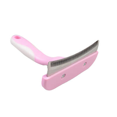 

Pet Dog Cat Hair Removal Brush Metal Cutter Head Open Knot Arc Comb Trimmer