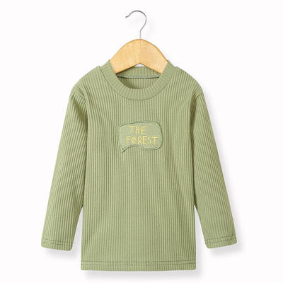 

Winter Long Sleeve Cute Letters Boys Pullover Tops Kids Bottoming Sweater