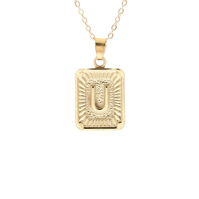 

Fashion Jewelry Brand English Alphabet Pendant Necklace For Women Gift
