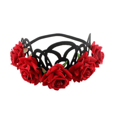 

〖Follure〗Handmade Flower Garland Halo For Wedding Flower wreath Decorations BK