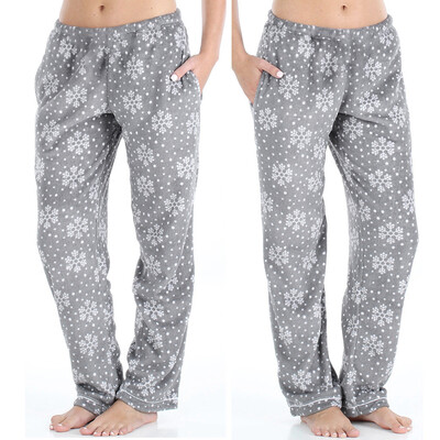 

Tailored Women Graphic Printed Pocket Casual Warm Leggings Winter Fleece Legging Pants