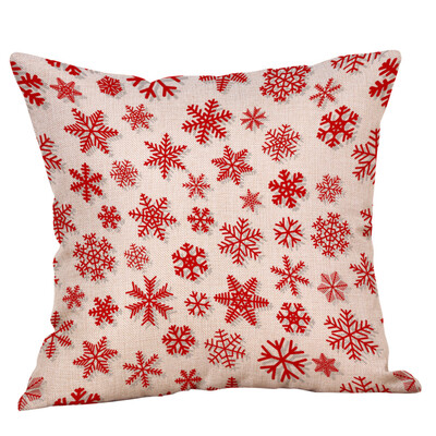 

〖Follure〗Cotton Linen Christmas Hidden Zipper Closure Pillow Case Throw Cushion Cover Hom