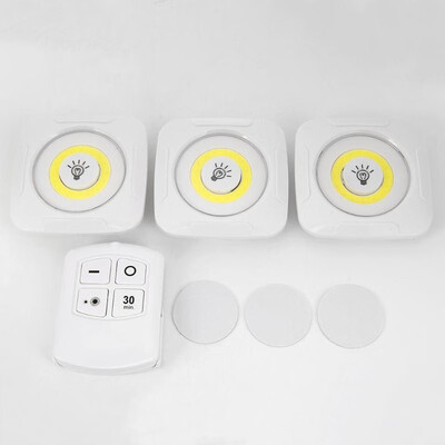 

3pcs LED Night Light Bedroom Bedside Lamp Indoor Lighting wRemote Control