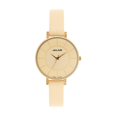 

Korean fashion belt female students simple waterproof large dial couple watches a pair of quartz watches