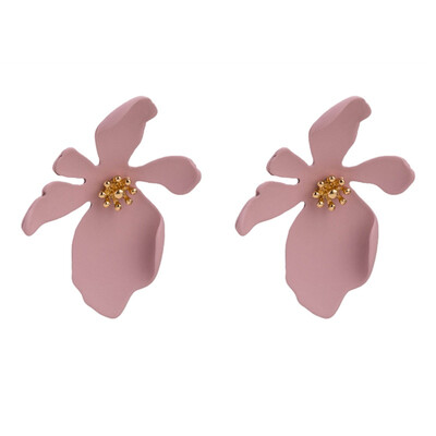 

1 Pair Charm Flower Ear Stud Fashion Camellia Simulated Pearl Stud Earrings For Women Girl Jewelry Party Earrings Female