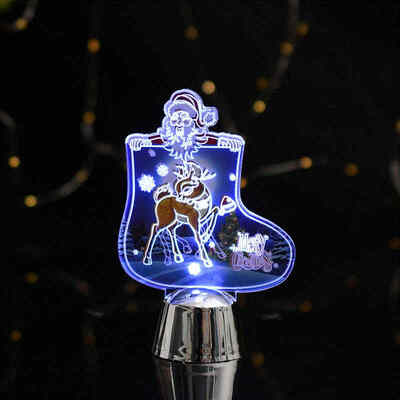 

New Hot 1PC Christmas Xmas LED Light Lamp Home Christmas Xmas Tree LED Light Home Decoration