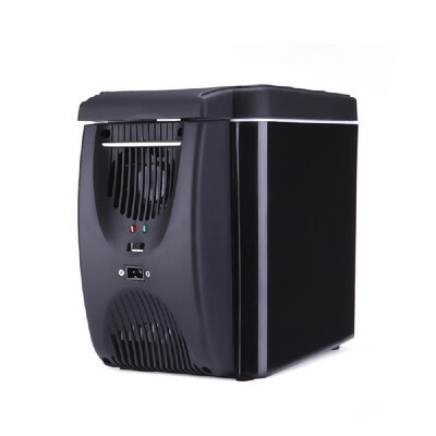 

Car Refrigerator 6L Freezer Two Type Electrical Cooler Heater for Travel Hiking Camping Outdoor Dual-use Icebox Auto Fridge Black