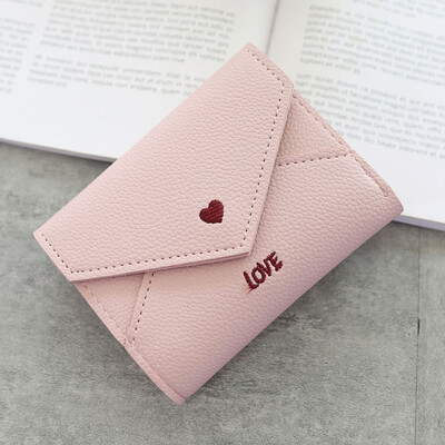 

Tailored Women Simple Love Short Wallet Coin Purse Card Holders Handbag BK