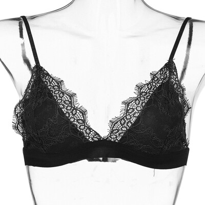 

Toponeto Women Lace Plus Size Vest Wireless Bra Lingerie Sexy V-Neck Underwear Camisole