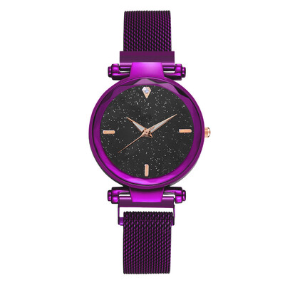 

Women Watches Aurora Magnetic Fashion Diamond Quartz Wrist Watches Minimalist Gem Sell Luxury Band Relogio Feminino Gift