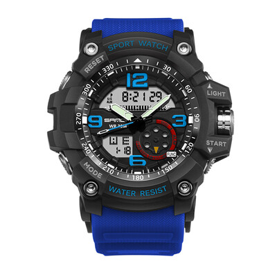 

Men Watch Waterproof Military Digital Analog Quartz Sport for SANDA