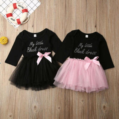 

0-18M Infant Baby Toddler Girl Romper Princess Dress Wedding Party Tutu Dresses