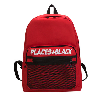 

Tailored Adult Children Boys Girls Letter Mesh Print Outdoor Backpack Bookbag School Bags