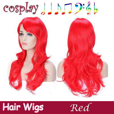 

Full Wig Cosplay Wigs for Women Synthetic Long Curly Wigs Wavy Anime Costume Heat Resistance