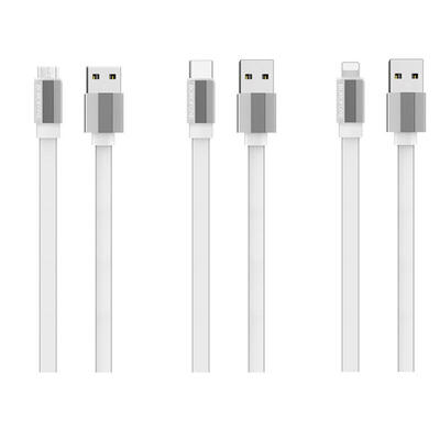 

Borofone BU8 Flat Charge Cord 24A Type C Micro USB Lightning Cord
