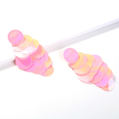 

Solememo Bohemian Resin Stone Dangle Earrings For Women Conch Sequin Wedding Jewelry Hanging Drop Earrings Hot Wholesale E5535