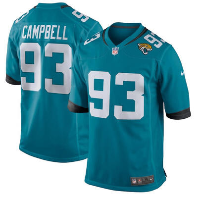 

Youth Football Jersey Jacksonville Jaguars Calais Campbell Teal New 2018 Game Jersey