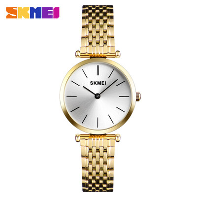 

Business casual ladies quartz watch Womens zinc alloy steel strap rose gold watch
