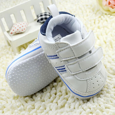 

White Unisex Baby Shoes Toddler Prewalker Anti-Slip Shoe Sport Soft Baby Shoes