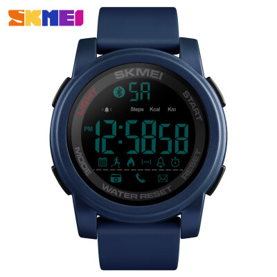 

SKMEI New Men Sports Watches Smart Bluetooth Watch Calorie Alarm Fashion Waterproof Digital Wristwatches 1442