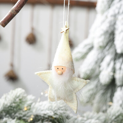 

〖Follure〗Christmas Decoration Pentagram Doll Pendant Creative Hanging Tree Pendant