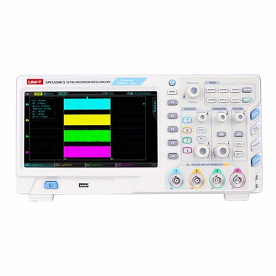 

UNI-T UPO2072CS UPO2074CS UPO2102CS UPO2104CS Digital Phosphor Oscilloscope 2 Channels 70MHz Bandwidth 1GSs 50000wfmss