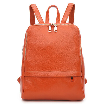 Leather Backpack for women Casual Fashion Shoulder Bag for Work School Shopping