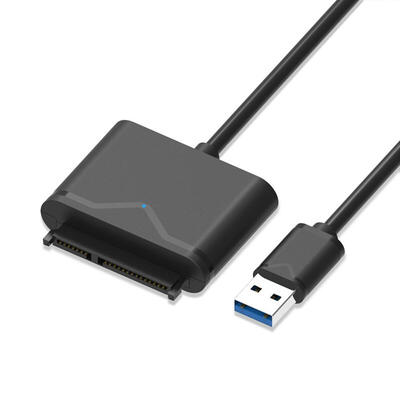 

USB 30 to 22Pin SATA Adapter Converter Cable for 25 Inch 35 Inch HDD SSD