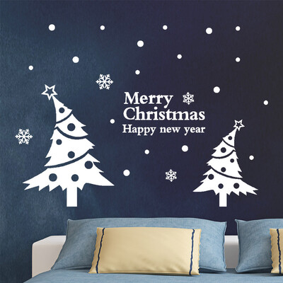 

〖Follure〗New Year Merry Christmas Wall Sticker Home Shop Windows Decals Decor