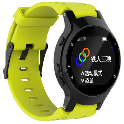 

〖Follure〗Silicone Replacement Wrist Watch Band Case Cover For Garmin Forerunner 225 BK