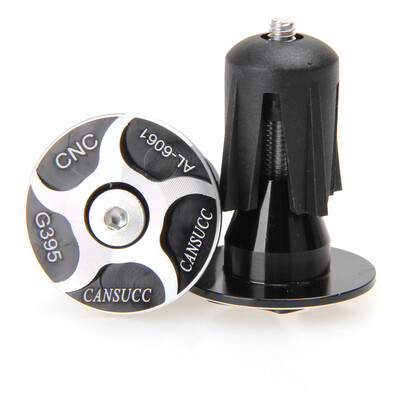 

Bicycle Cycling Handle Bar Grip Caps Aluminum Bike Handlebar End Plugs