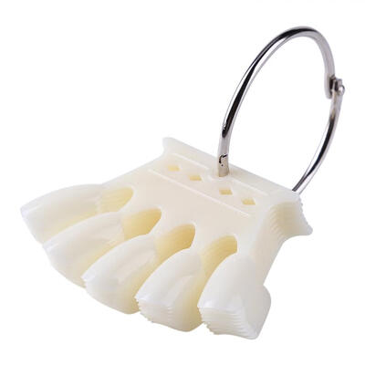 

50pcs Scrub Nail Art Display Board Detachable Crown Fake Nail Color Card