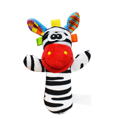 

Tailored Animal Handbells Baby Infant Baby Soft Plush Toys Rattles Educational Dolls Toys