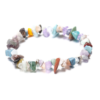 

2PcsSet Fashion Women Natural Crystal Bracelet Natural Gemstone Bracelet