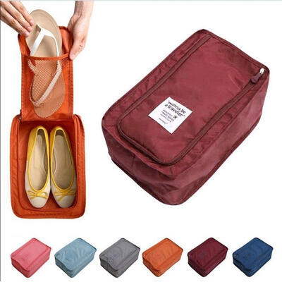 

US Waterproof Portable Travel Organiser Tote Shoes Pouch Storage Bag Organizer