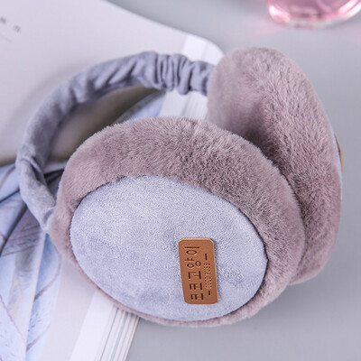 

Tailored Unisex Fashion Folding Earmuffs Winter Ear Warmer Soft Plush Ear Cover