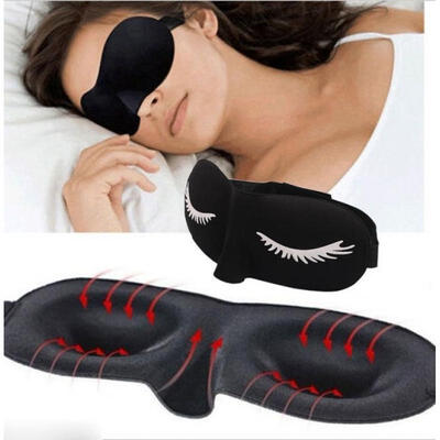 

Lovely Sleeping Eye Mask Blindfold Shade Travel Sleep aid Cover Light guide