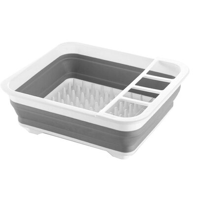 

Collapsible Dish Drying Rack Drainer Board Portable Dinnerware Organizer Tableware Storage Rack