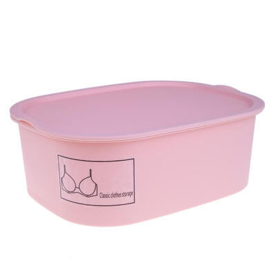 

Plastic Bra Sock Storage Box Home Underwear Holder Organizer