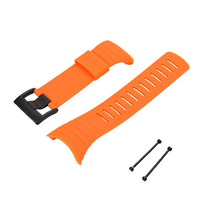 

Outdoor Waterproof Rubber Watch Band Mens Watch-strap Steel Buckle with Screwdriver for Suunto core