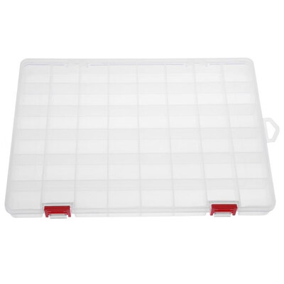 

48-Compartment Transparent PP Plastic Fishing Lure Storage Box Container