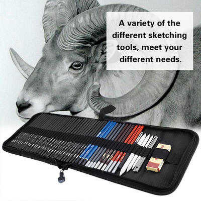 

Greensen Marley Sketch Pencils Eraser Charcoal Pencil Drawing Art Supply Set