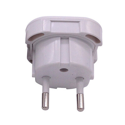 

Siaonvr UK To EU Euro Europe European Travel Adaptor Plug 2 in 1 Adapter