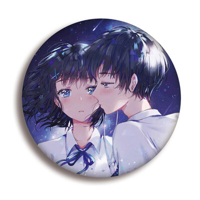 

Your Name Animation Around Cartoon Brooch Pin Pins Badge Accessories For Clothes Backpack Decoration Best Gift for Anime Fans Gift