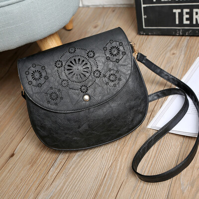 

Tailored Fashion Women Lady Leather Satchel Handbag Shoulder Tote Bag Black