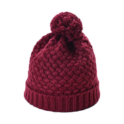 

Tailored Fashion Women Men Solid Color Knited Ball Headgear Beanie Tail Hat Cap